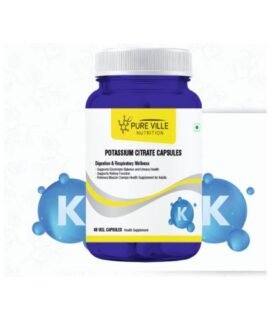 PURE VILLE NUTRITION POTASSIUM CITRATE CAPSULES