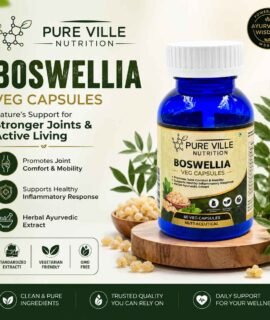 Pure Ville Nutrition Boswellia Serrata Veg Capsules – 60 Veg Caps
