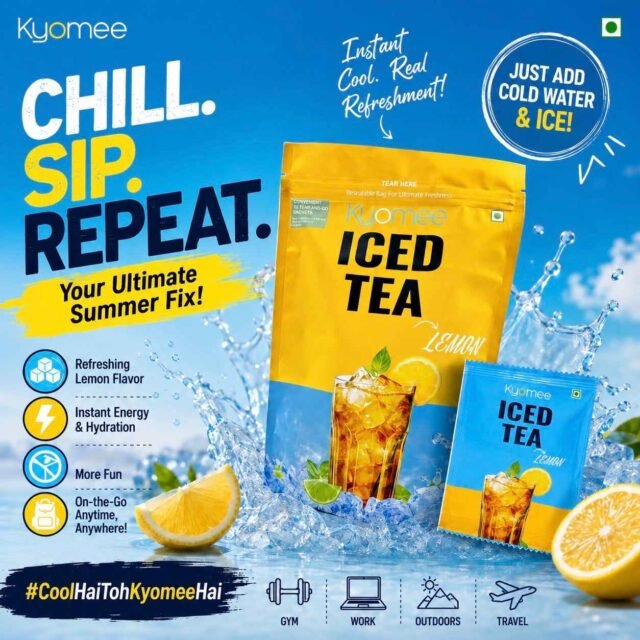 Kyomee Lemon Iced Tea Premix – 10 Sachets Pack of 2