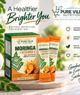 Pure Ville Nutrition Moringa + Vitamin C - 30 Sachets Pack