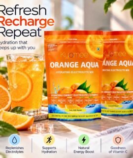 Orange Aqua: Instant Orange Drink with Electrolytes – 10 Sachets Pack of 2