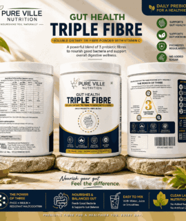 Pure Ville Nutrition Triple Fibre Soluble Dietary Prebiotic Blend